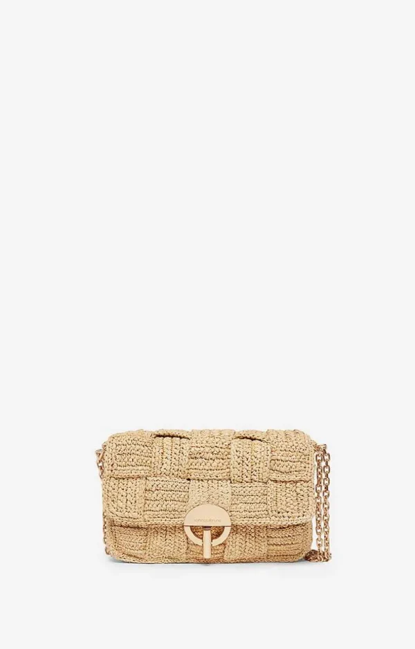 Vanessa Bruno Raffia Small Moon Bag- Raffia