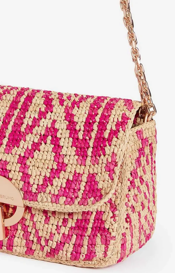 Vanessa Bruno Raffia Small Moon Bag- Raffia