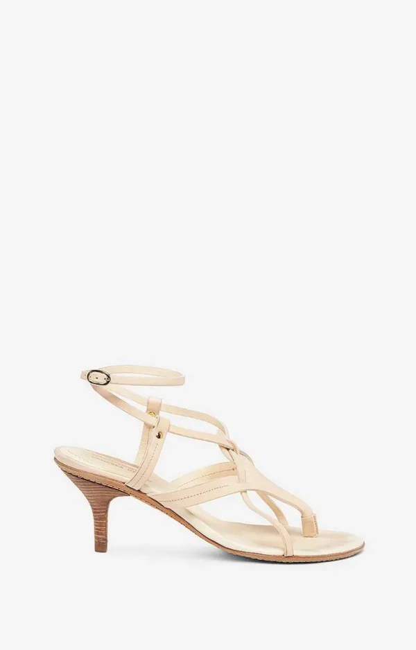 Vanessa Bruno Sandals In Vegetable Tanned Leather- 36 | 37