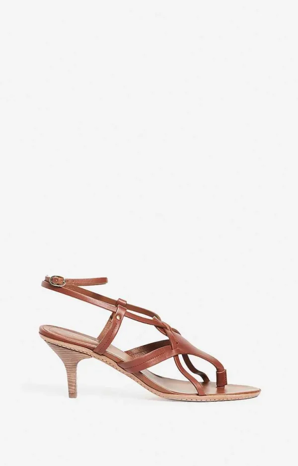 Vanessa Bruno Sandals In Vegetable Tanned Leather- 36 | 37