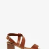 Vanessa Bruno Sandals In Vegetable Tanned Leather- 36 | 37