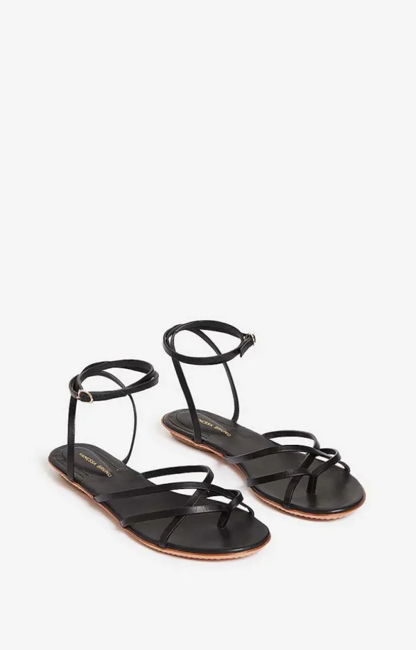 Vanessa Bruno Sandals In Vegetable Tanned Leather- 36 | 37