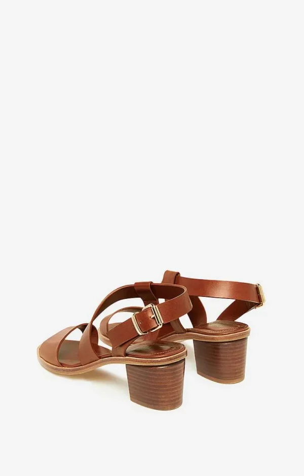 Vanessa Bruno Sandals In Vegetable Tanned Leather- 36 | 37