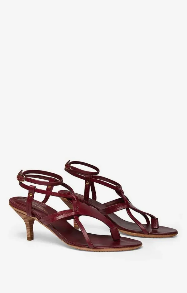 Vanessa Bruno Sandals In Vegetable Tanned Leather- 36 | 37