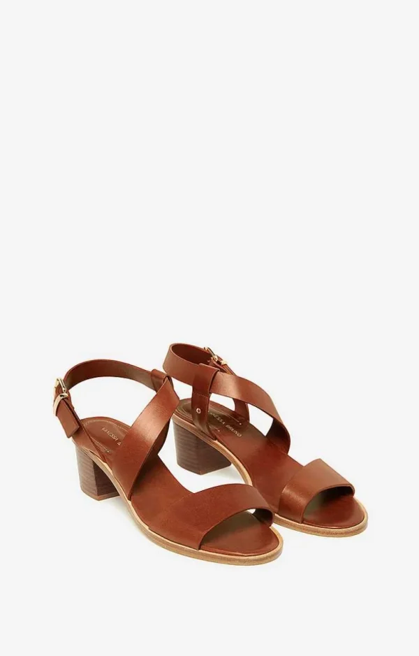 Vanessa Bruno Sandals In Vegetable Tanned Leather- 36 | 37