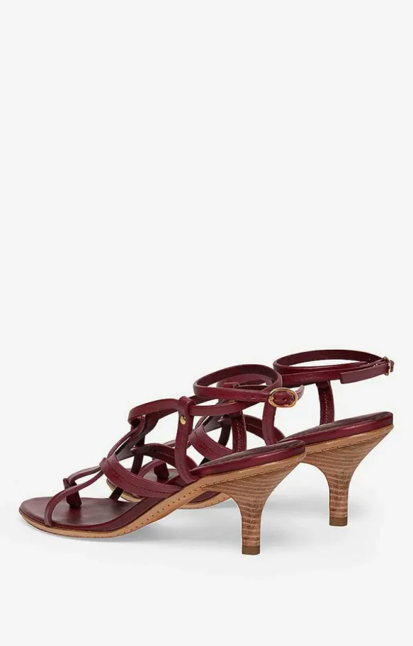 Vanessa Bruno Sandals In Vegetable Tanned Leather- 36 | 37