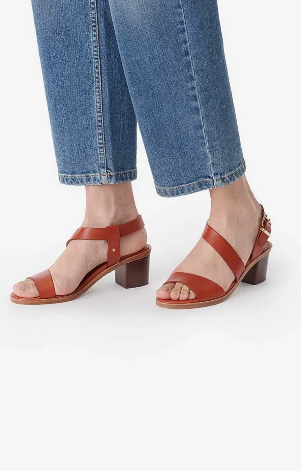 Vanessa Bruno Sandals In Vegetable Tanned Leather- 36 | 37