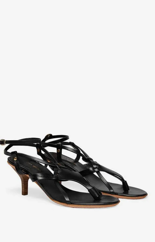 Vanessa Bruno Sandals In Vegetable Tanned Leather- 36 | 37