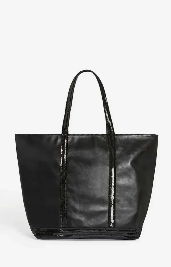 Vanessa Bruno Smooth Leather L Cabas Tote- Leather Tote Bags